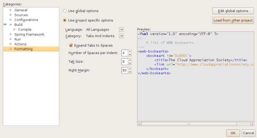 per-project-settings